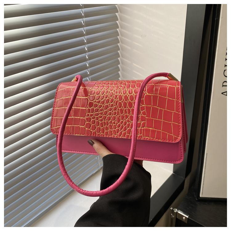 

Новая модная текстура, модная простая и универсальная сумка Ins, новая сумка через плечо, высококачественная текстурированная женская сумка