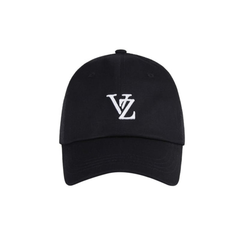 VARZAR 3D Monogram Side Mesh Overfit Ball Cap Black