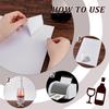 40Pcs Blank Paper Self-adhesive Label Stickers for Laser Printing Rectangle White 297x210x0.2mm