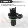 Motoforti CPS Sensor, Engine Camshaft Position Sensor, for BMW 435i 2014-2016, ABS, Metal, No.13627558518, Black, 4pcs