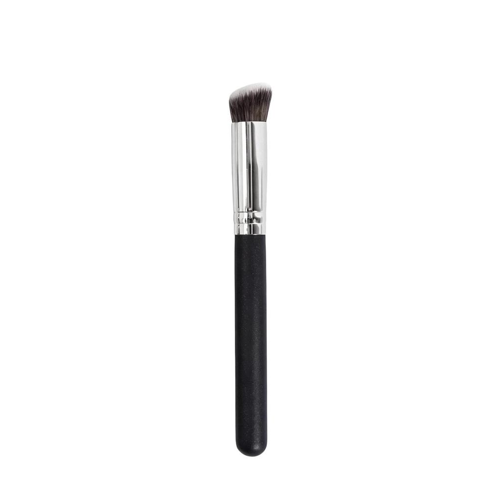 Seamless 170 Foundation Brush with Slanted Round Head, 270 Concealer Brush, 370 Black Makeup Brush Set