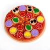 Wooden Play Kitchen Set: Simulated Vegetables, Shiitake Mushrooms, and Pizza Cutting Toy