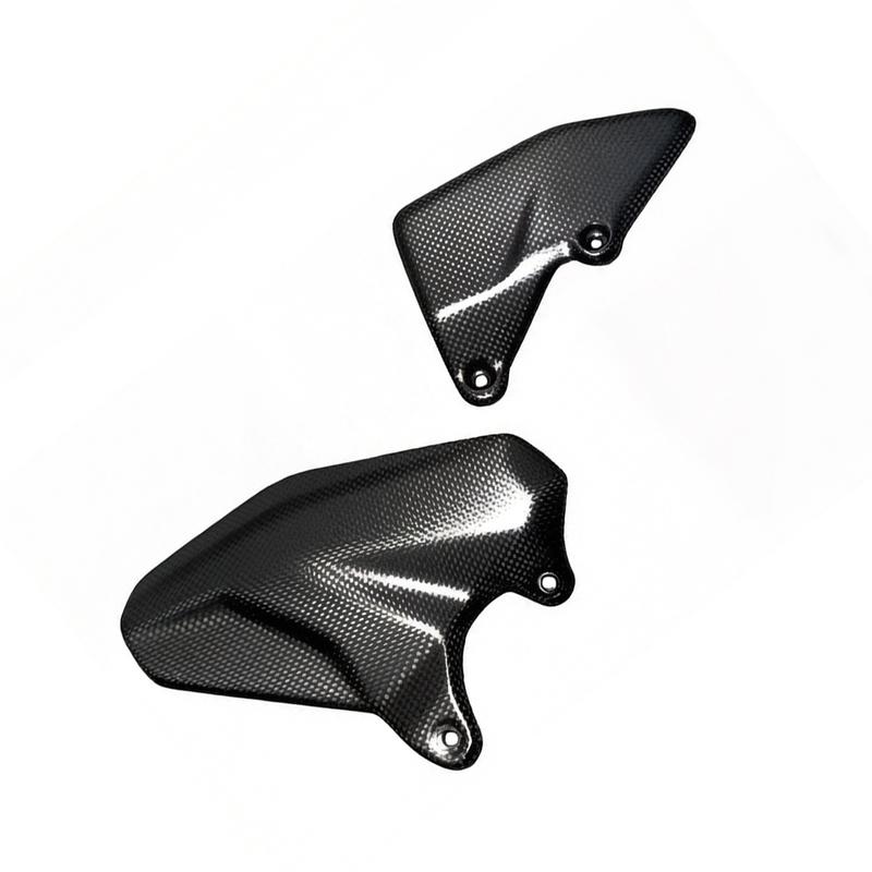 For DUCATI Multistrada V4 V4S Pikes Peak 2021-2023 2024 Carbon Fiber Heel Guards Protector Foot Plates Motorcycle Fairing Kits