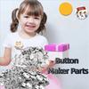 100pcs 25/58mm Round Pin Badge DIY Art Crafts Button Maker Parts Pin Disk Pad  Button Maker