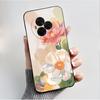 Printing Pattern Case For TCL Nxtpaper 60 Ultra Soft Silicone Black Shell Cover Cute Flower Cartoon Casing