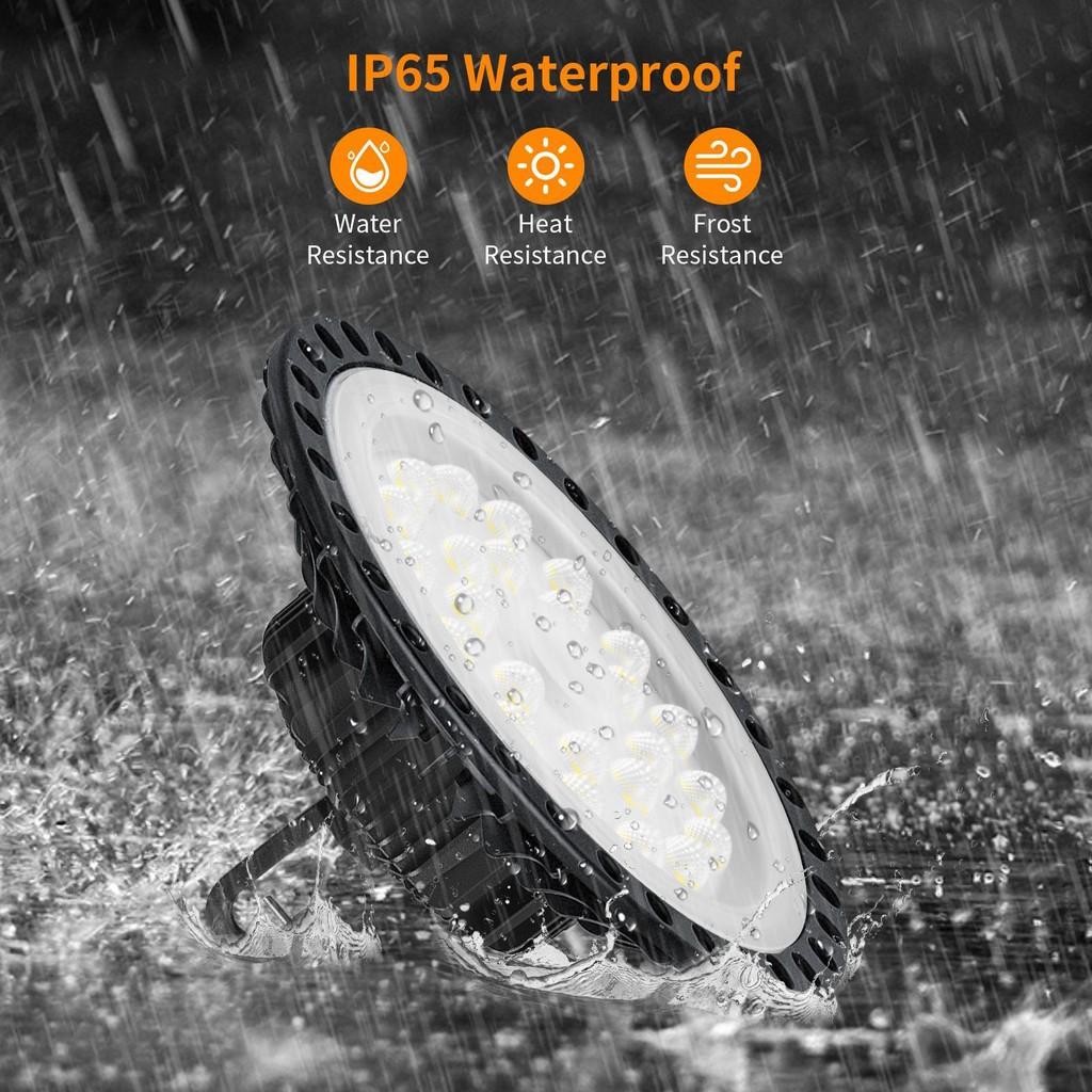UFO High Bay Light Waterproof LED Garage Floodlight High Brightness Industrial Plant Lighting Lamp
