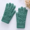 Windproof Cycling Driving Gloves Touch Screen All Finger Gloves Daily Short Mittens  Winter