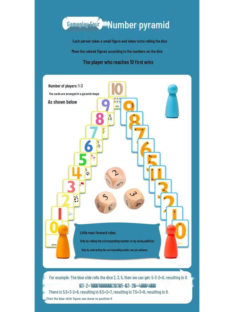 Five-in-One Number Sense Game: Early Math Education Puzzle for Kids and Parents