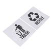 Recycle and Trash Stickers Indoor Outdoor Kitchen Office Organization Garbage Bin Waste Basket Labels
