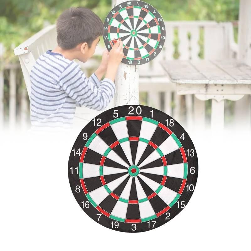 Durable 17 Inch Dartboard Set With High-quality Fiberglass Design For Outdoor Games