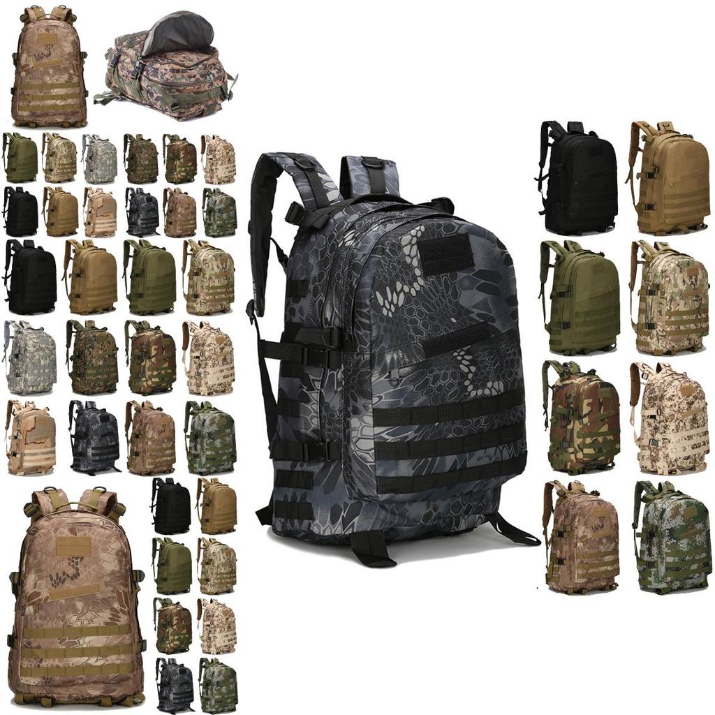 Military Tactical 40l Shoulder Backpack Rucksack Hiking Camping Trek Bag Outdoor