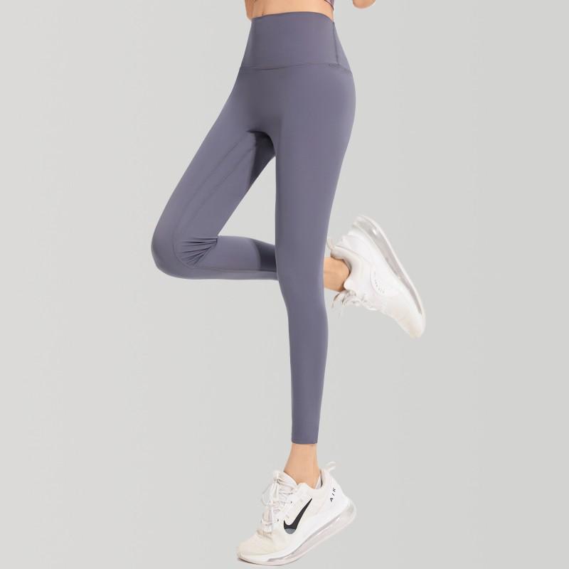 Womens High-Waisted Seamless Yoga Leggings Running Gym Workout Fall