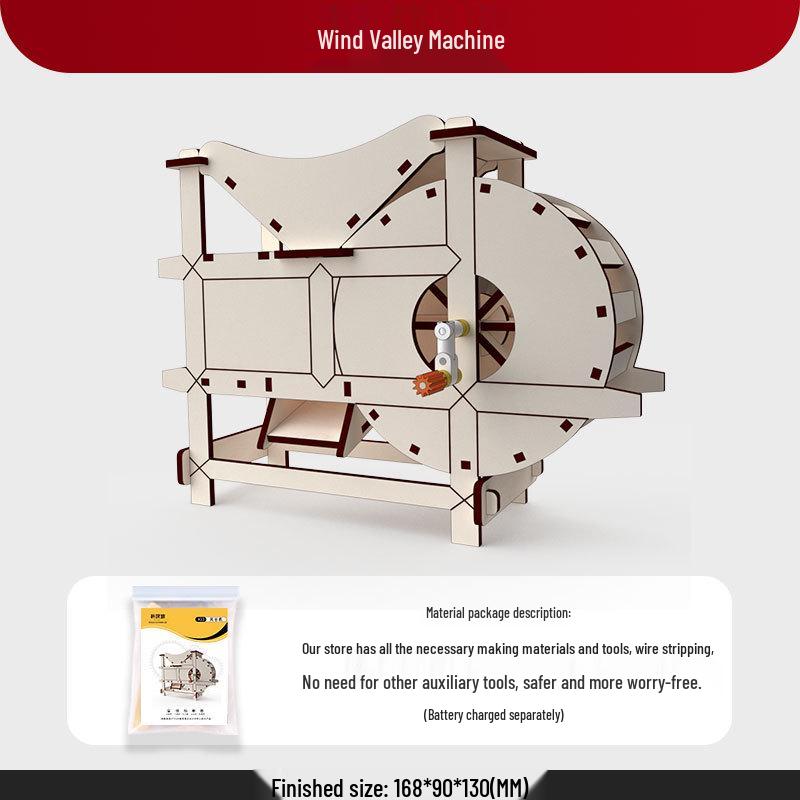 

Первый приз Высокотехнологичная машина «Долина ветров»: Передовые научные инновации для творческих физических экспериментов