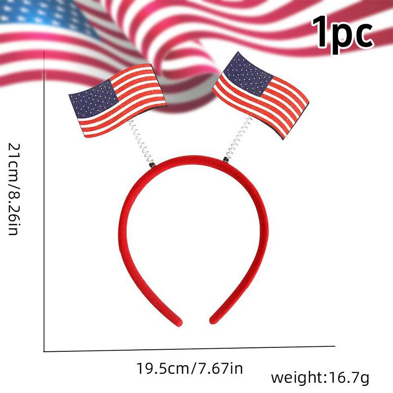 National Flag Headband Decoration ball game Fan Party Decoration Headband National Flag Headband Hair Accessories For Woman Man