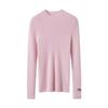 Autumn/Winter 2025 Women's Slim-Fit Striped Cashmere Embroidered Knit Top