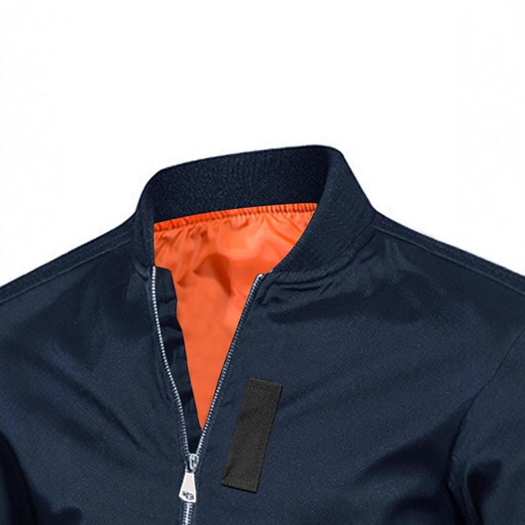 2025 Spring Men's European Bomber Jacket - Loose Fit Baseball Style