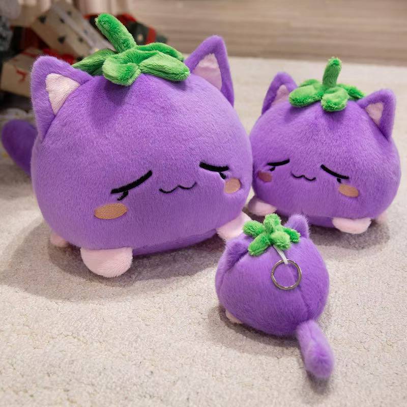 Latest Fruit Cat Doll Kawaii Stuffed Plush Toy Handmade Doll Cartoon Anime Cute Gift for Children's Birthday Doll Christmas