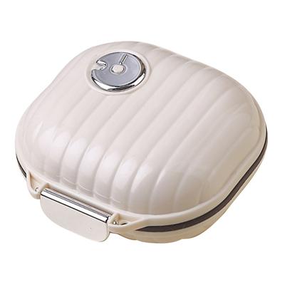 Travel Storage Box Portable Medicine Case Mini Jewel Box Large Capacity for Outdoor Home Square