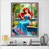Disney 5D DIY Diamond Painting The Little Mermaid Ariel Embroidery Mosaic Cross Stitch Home Decor Gift Crafts