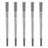 5 Pairs Stainless Steel Chopsticks Set Non-slip Reusable Engraved Patterns Metal Chopsticks for Cooking Eating Outdoor