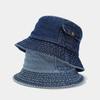 New Casual Retro Denim Basin Hat Fashionable Sun Protection And Sunshade Hat