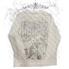 Unisex Vintage Streetwear Long Sleeve T-Shirt With 3D Digital Print Loose Fit Casual Tee Daily Wear