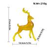 Elegants Resins Reindeers Figurine Modern Home Decoration Standing Deer Statue for Christmas Decoration