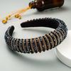 Crystal Hair Bands Womens Baroque Style Thickened Sponge Headband for Elegant Hair Accessories