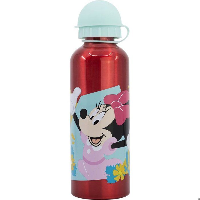 Láhev - Tataway - Minnie Mouse - Hliník - 530 ml - Nálevka a Bezpečnostní uzávěr