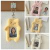 Cat Bus Card Holder Rabbit Rabbit Photo Protective Case Cartoon Plush Photocard Holder Student