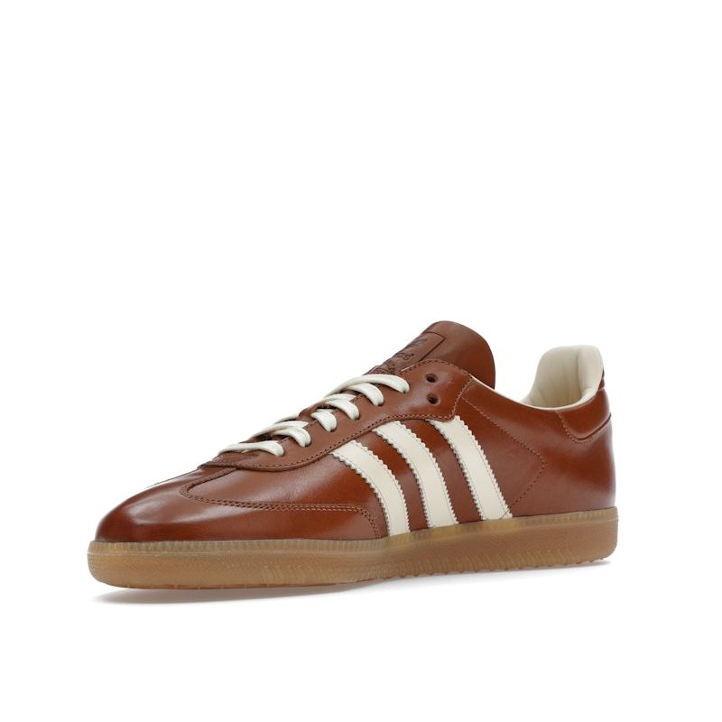 Adidas Samba OG Made in Italy Vachetta Tan Unisex Sneakers Brown Supplier-Colour Wonder-White IE9121