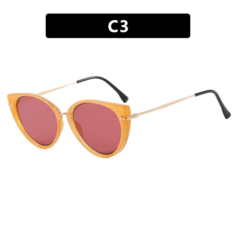 Women's Sunglasses, Fashionable Cat Eye T-shaped Sunglasses