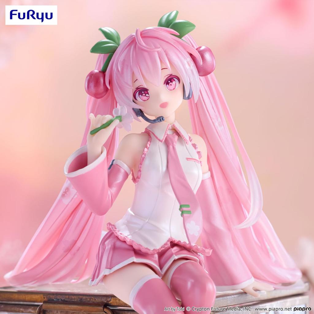 Hatsune Miku Series Noodle Stopper Figure Sakura Miku 2024 Pearl Color Ver.