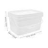 Painting Storage Bucket Plastic PP Handled Lightweight Paint Container for Varnish Pigment Art Painting Bucket