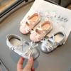 Children's Leather Shoes Round-toe Patchwork Girls Princess Ballet Shoes Versatile Causal Kids Fashion Flat Shoes Soft Bottom