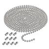 Chaîne de Perles pour Rideau Cordelette Métallique Traitements de Fenêtre Chaîne de Perles Quincaillerie de Fenêtre Cordon de Perles Accessoire pour Stores de Maison