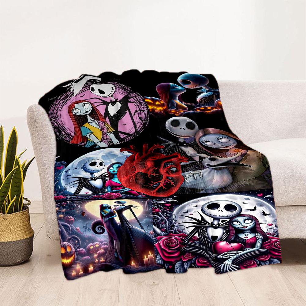 Christmas Nightmare Blanket Soft Warm Cozy Suitable for Couch Sofa Picnics for All Occasions Warmthful Decor Ideal Gift For Birthday Valentine'S Day