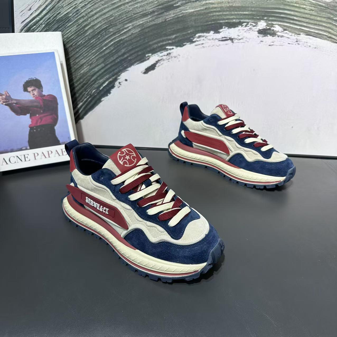 

МОДНАЯ ОБУВЬ, мужские дышащие спортивные кроссовки, спортивные кроссовки для бега, уличные женские теннисные кроссовки для тренажерного зала 39 красный