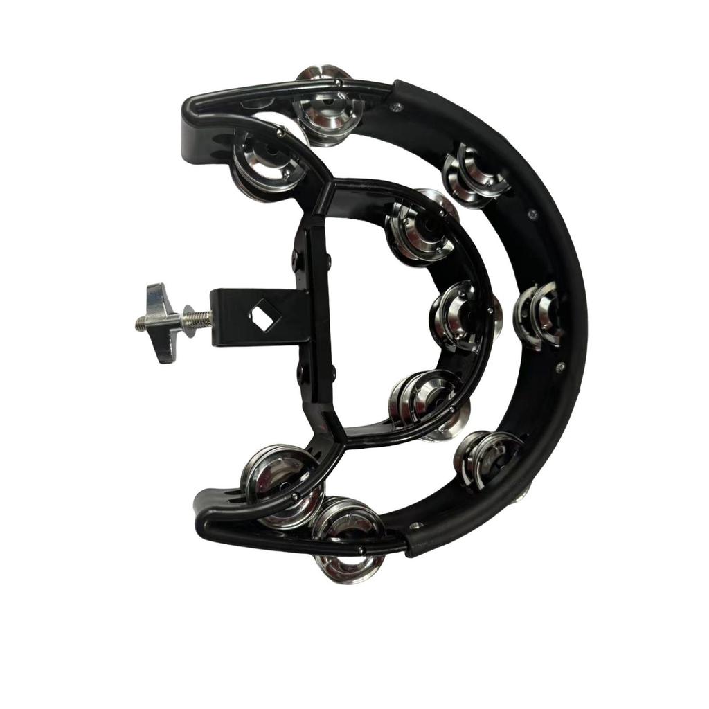 Percussion Stand with Drum Clamps & Clip-on Hi-Hat Cymbal Extension for Jazz Drums, Hand Bells - Double & Single Row Options