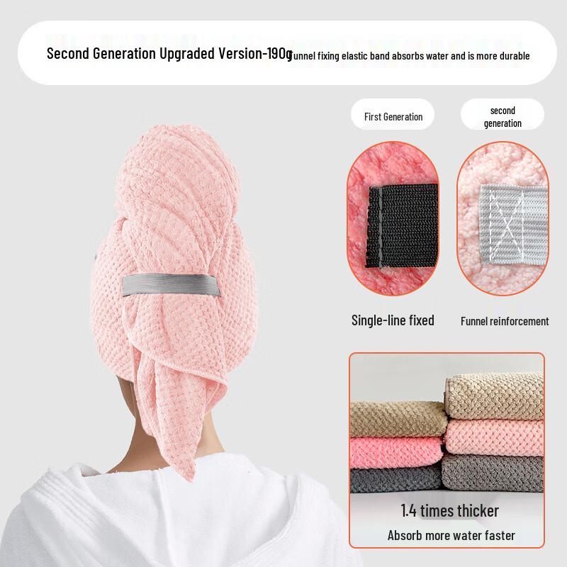 Ayoubu Quick-Dry Hair & Bath Towel