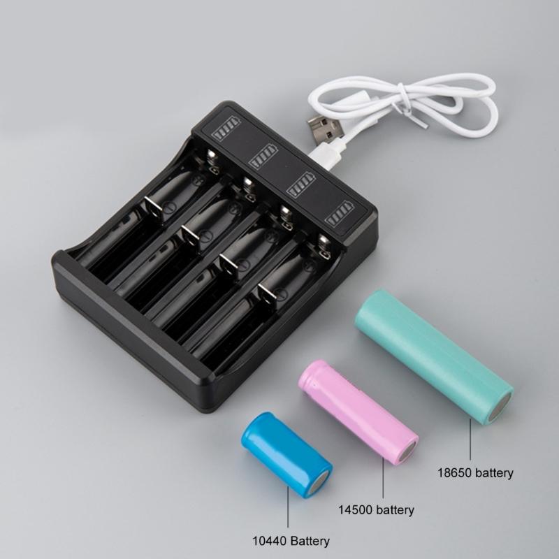 USB C Battery Charger For 18650 21700 Batteries Charging Box Compatibles Li Ion And Ni Rechargeable Cells