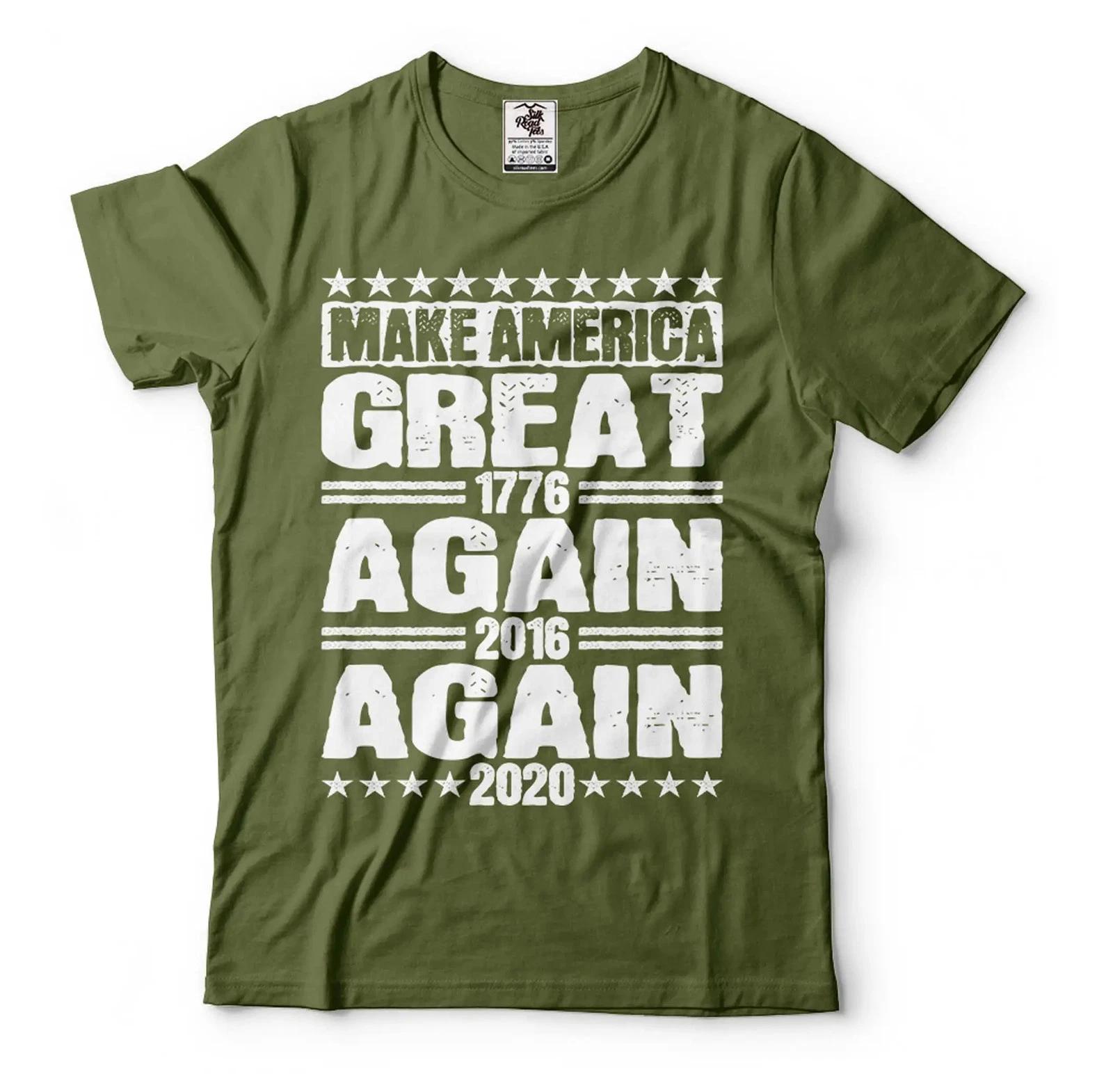 Make America Great Again T-Shirt USA America Patriotic Shirt Conservative Shirts M