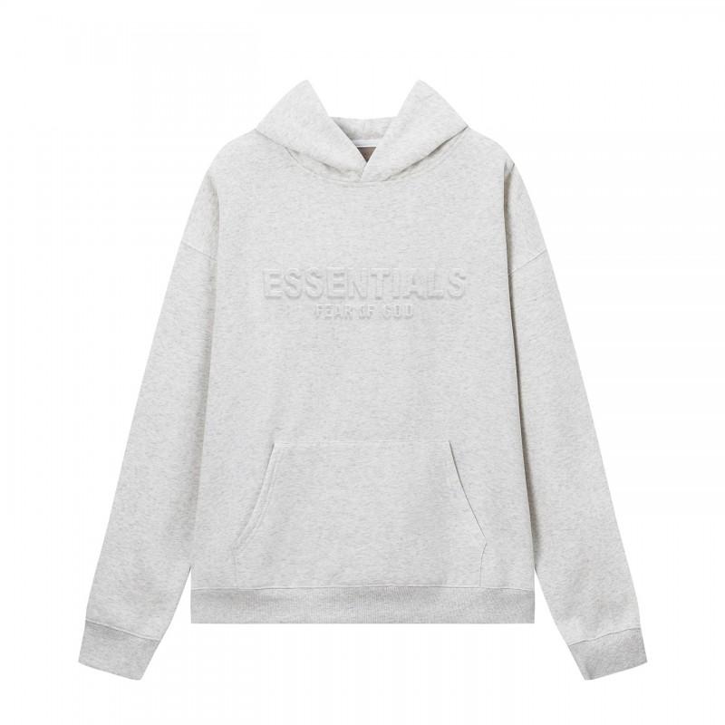 FOG ESSENTIALS Fleece Hooded Sweatshirt Loose Fit Streetwear Men
