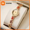Elegant Diamantarmbånd Strap Dameure Damer Oval Urskive Analog Kvarts Armbåndsur Reloj Mujer Piger Ur Gave(Uden Æske)