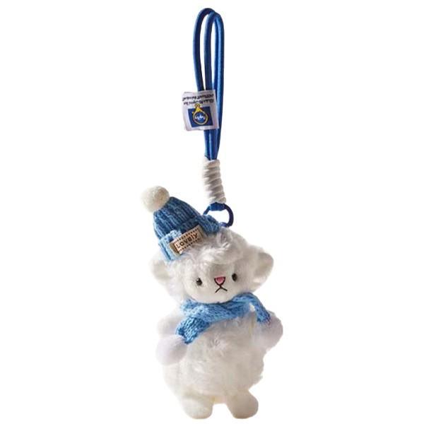 Creative Cartoon Wool Felt Sheep Bag Charm With Breathable Lightweight Animal Design For Girls