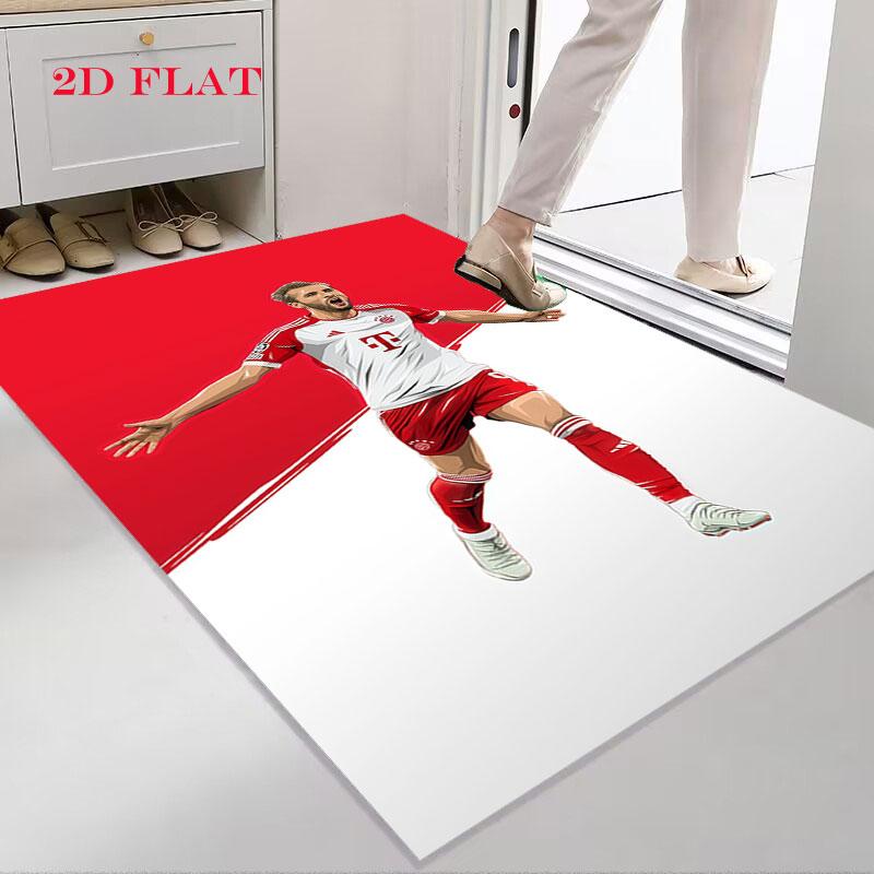 Harry Kane Vibes Poster Carpet Rug for Living Room Bedroom Home Sofa Decoration,Kids Play Nonslip Floor Mat