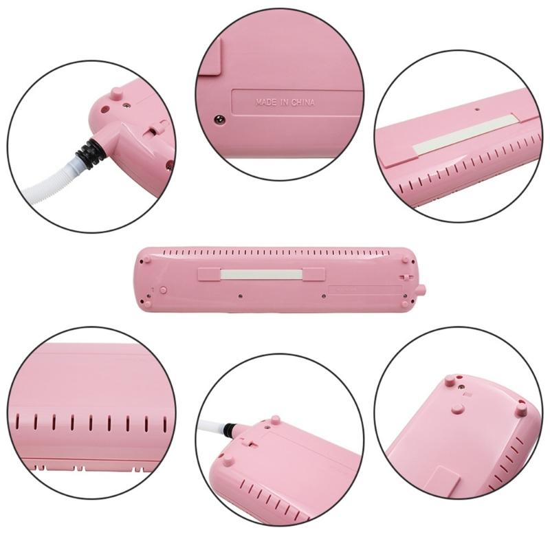 37 Key Harmonica Melodica Wind Musical Instrument Air Piano Keyboard with Portable Carrying Bag for Adults Students