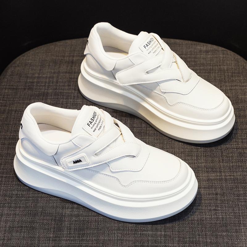 Internet celebrity suction film bottom little white shoes women's thick bottom year new spring and autumn sports casual board shoes versatile ins tide