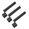 3Pcs Guitar String Winder Pin Peg Puller Tool Accessory Set Kit for Electric Acoustic UkuleleBlack