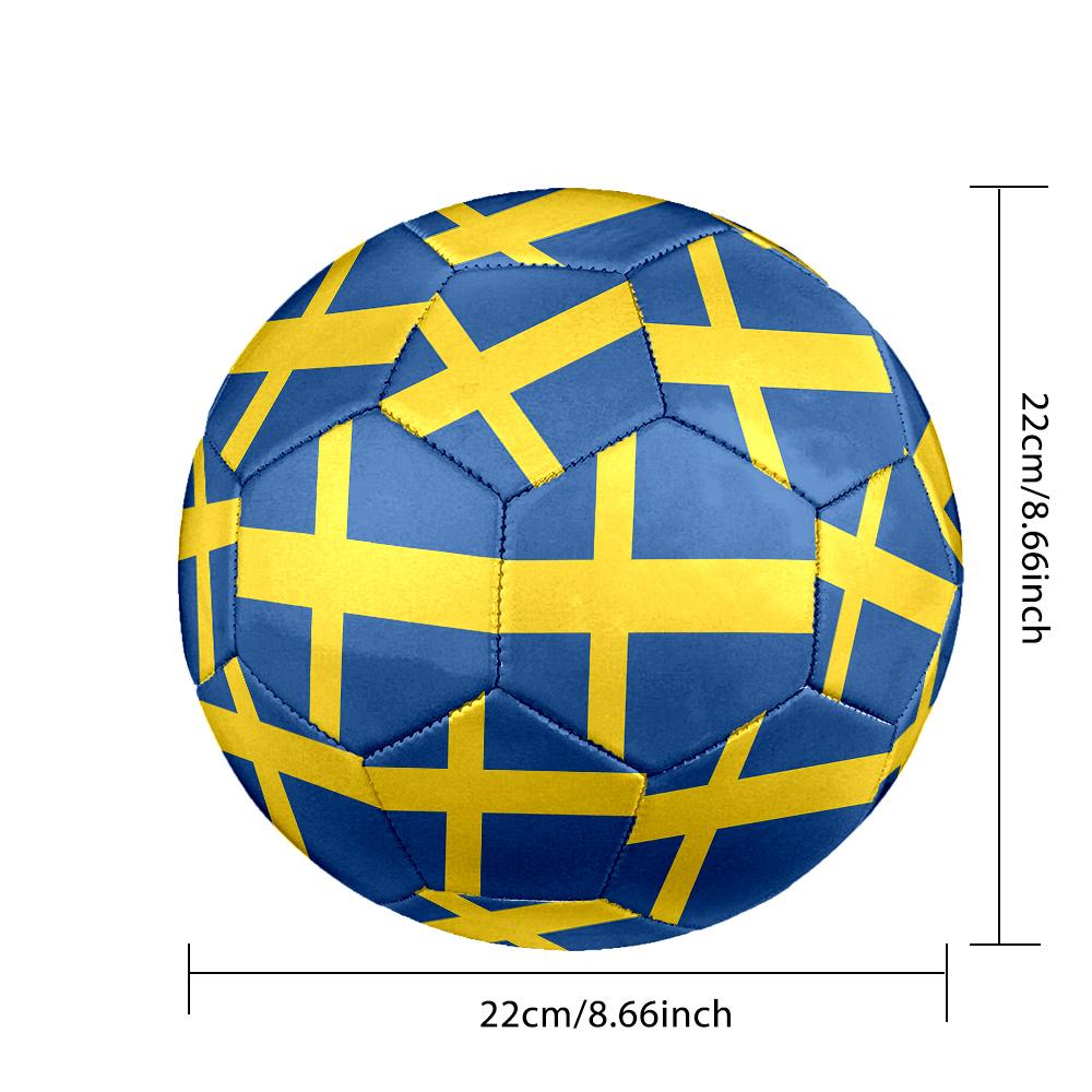 1pc 2026 Classic Flag Soccer Ball Size 5, Machine-stitched, Suitable for Practice Matches/tournament Training Sports, Lightweight and Durable. C7017